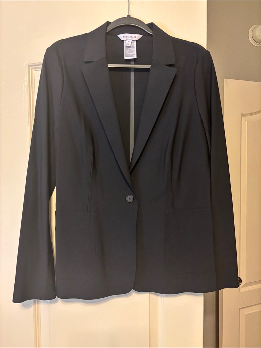 Worthington Black Single-Button Stretch Blazer